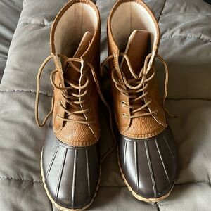 JBU | Weather Ready Faux Fur Lined Water-Resistant Duck Boots Mens